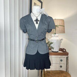 Y2k Office Core Belted Blazer